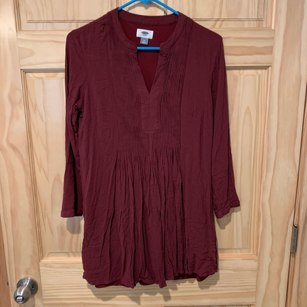 Burgundy Old Navy Tunic